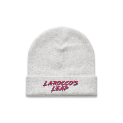 Cuff White Marle Beanie Pink Logo Thumbnail