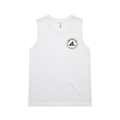 Womens Tank LaRoccos Leap (White & Grey) Thumbnail