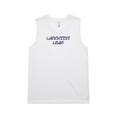 Womens Tank Powder Puff (White) Thumbnail