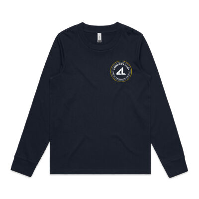 Womens Longsleeve LaRacco's Leap (Black & Navy) Thumbnail
