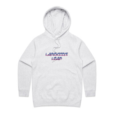 Womens Hoodie Powder Puff (White) Thumbnail