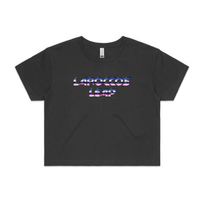 Womens Crop Powder Puff (Black, Coal & Navy) Thumbnail