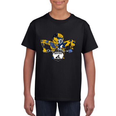 Kids Tees Gildan Race Face (Black & Navy) Thumbnail