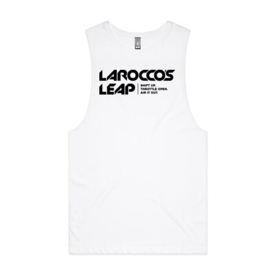 Shift Up. Throttle Open. Air It Out. Mens Tank (White) Thumbnail