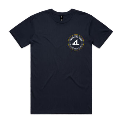 Staple Tee Mens Race Face (Navy & Black) Thumbnail