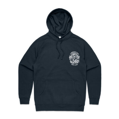 Helmet Womens Hoodie (Navy & Black) Thumbnail