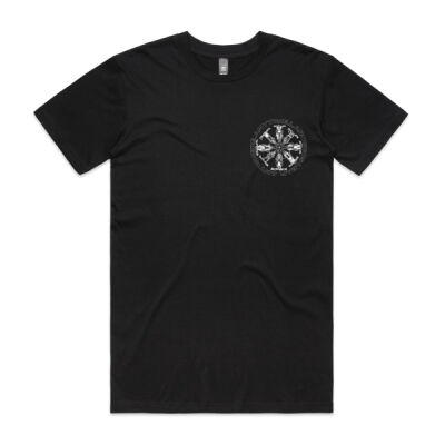 SD - Compass Mens Tee (Black & Navy) Thumbnail