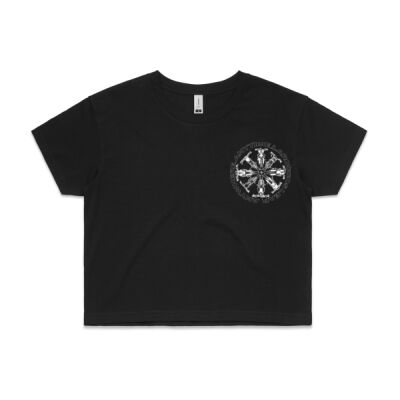 SD - Compas Womens Crop (Black & Navy) Thumbnail